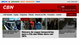 What Cbnsalvador.com.br website looked like in 2016 (8 years ago)