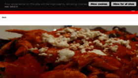 What Cocinamexicana.es website looked like in 2016 (8 years ago)