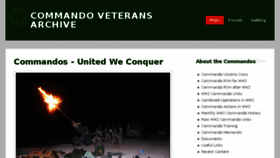 What Commandoveterans.org website looked like in 2016 (8 years ago)