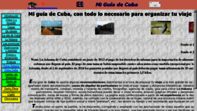 What Cubanaweb.com website looked like in 2016 (8 years ago)