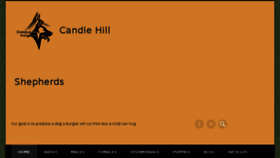 What Candlehillshepherds.com website looked like in 2016 (8 years ago)