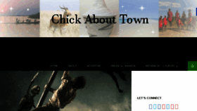 What Chickabouttown.com website looked like in 2016 (8 years ago)