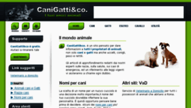 What Canigattieco.com website looked like in 2016 (8 years ago)