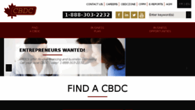 What Cbdc.ca website looked like in 2016 (8 years ago)