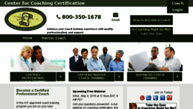 What Centerforcoachingcertification.com website looked like in 2016 (8 years ago)