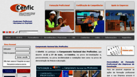 What Cenfic.pt website looked like in 2016 (8 years ago)