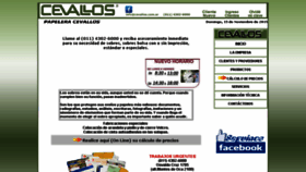 What Cevallos.com.ar website looked like in 2016 (10 years ago)