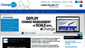 What Changefirst.com website looked like in 2016 (8 years ago)