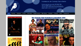 What Comedyclub.de website looked like in 2016 (8 years ago)