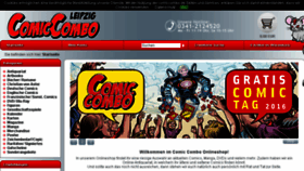 What Comiccombo.de website looked like in 2016 (8 years ago)