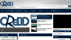 What Credo.md website looked like in 2016 (9 years ago)