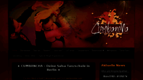 What Cumbancha.de website looked like in 2016 (8 years ago)