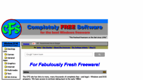 What Completelyfreesoftware.com website looked like in 2016 (8 years ago)