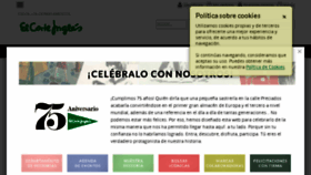 What Corteingles.es website looked like in 2016 (8 years ago)