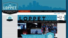 What Cityoflakesloppet.com website looked like in 2016 (8 years ago)