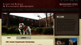 What Cse.msstate.edu website looked like in 2016 (8 years ago)