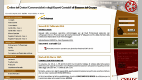 What Commercialistibassano.org website looked like in 2016 (8 years ago)