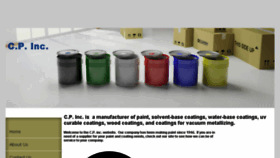 What Cpincpaints.com website looked like in 2016 (8 years ago)