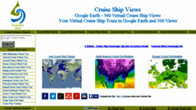 What Cruiseshipviews.com website looked like in 2016 (8 years ago)