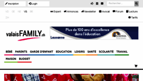 What Chablaisfamille.ch website looked like in 2016 (8 years ago)