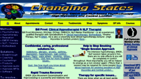What Changingstates.co.uk website looked like in 2016 (8 years ago)