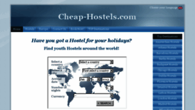What Cheap-hostels.com website looked like in 2016 (8 years ago)