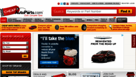What Cheapautoparts.com website looked like in 2016 (8 years ago)