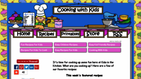 What Childrensrecipes.com website looked like in 2016 (8 years ago)