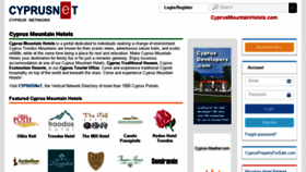 What Cyprusmountainhotels.com website looked like in 2016 (8 years ago)