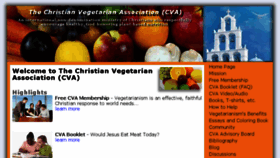 What Christianveg.org website looked like in 2016 (8 years ago)