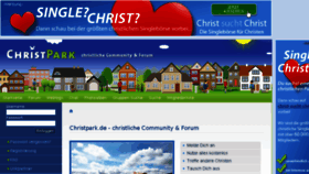 What Christpark.de website looked like in 2016 (8 years ago)