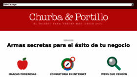 What Churbayportillo.com website looked like in 2016 (8 years ago)
