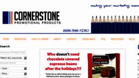 What Cornerstonepromos.com website looked like in 2016 (8 years ago)