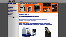 What Ciposa.com website looked like in 2016 (8 years ago)