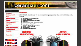 What Ceramizer.com website looked like in 2016 (8 years ago)