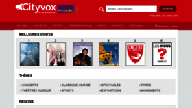 What Cityvox.francebillet.com website looked like in 2016 (8 years ago)