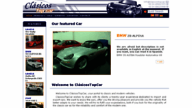 What Clasicostopcar.com website looked like in 2016 (8 years ago)