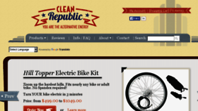 What Cleanrepublic.com website looked like in 2016 (8 years ago)