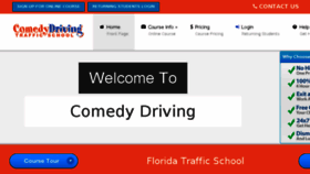 What Comedydrivingtrafficschool.com website looked like in 2016 (8 years ago)