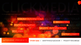 What Clickmedia.pl website looked like in 2016 (8 years ago)