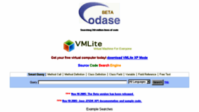 What Codase.com website looked like in 2016 (8 years ago)