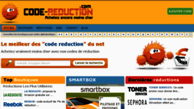 What Code-reduction.com website looked like in 2016 (8 years ago)