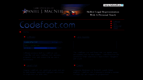 What Codefoot.com website looked like in 2016 (8 years ago)
