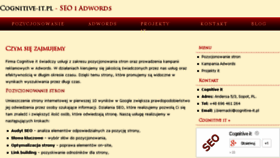 What Cognitive-it.pl website looked like in 2016 (8 years ago)