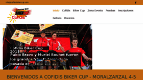 What Cofidisbikercup.com website looked like in 2016 (8 years ago)