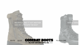 What Combatboots.com website looked like in 2016 (8 years ago)