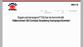 What Combatacademy.com website looked like in 2016 (8 years ago)