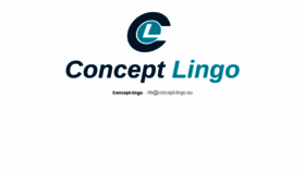 What Concept-lingo.eu website looked like in 2016 (8 years ago)