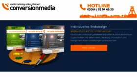 What Conversion-media.de website looked like in 2016 (8 years ago)