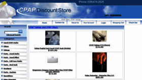 What Cpapdiscountstore.com website looked like in 2016 (8 years ago)